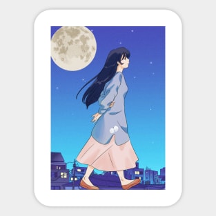 The Moonlight Girl Sticker